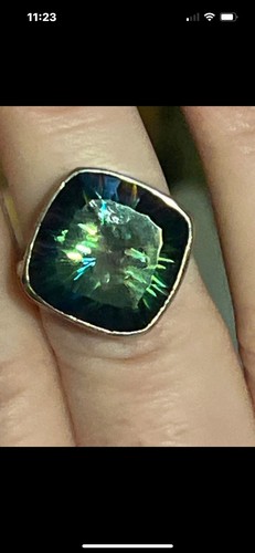 Mystic topaz ring - mystic,