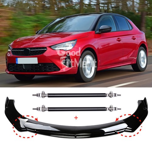 Glossy front bumper splitter - glossy,