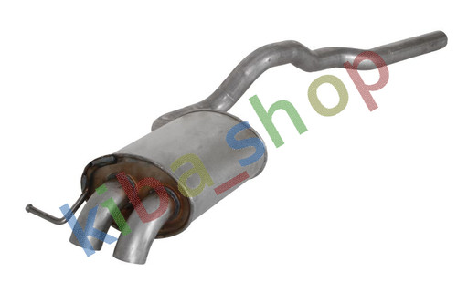Exhaust system rear silencer - system,
