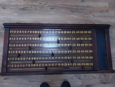 Antique snooker scoreboard Large 46"x 21"( 1170x535) J. Ashcroft of Liverpool