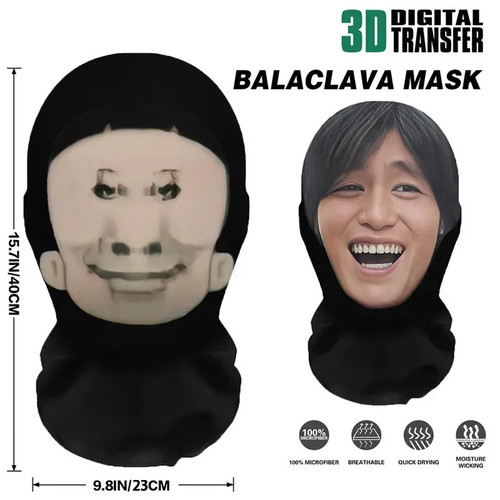 Realistic full face mask - 3d,