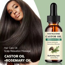 Castor & Rosemary Hair Oil for