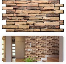 3D Faux Stone Brick Wall