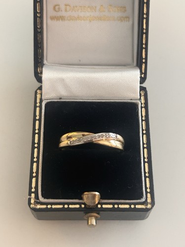 9ct diamond twist half - 9ct,