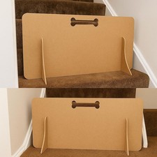 No-Drill Indoor Pet Barrier Dog Stopper Gate – Freestanding Stair & Doorway