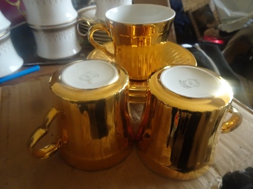 Vintage royal worcester gold - vintage,