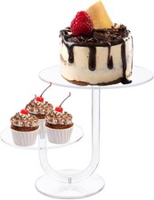 **BARGAIN**2 Tier Clear Cake