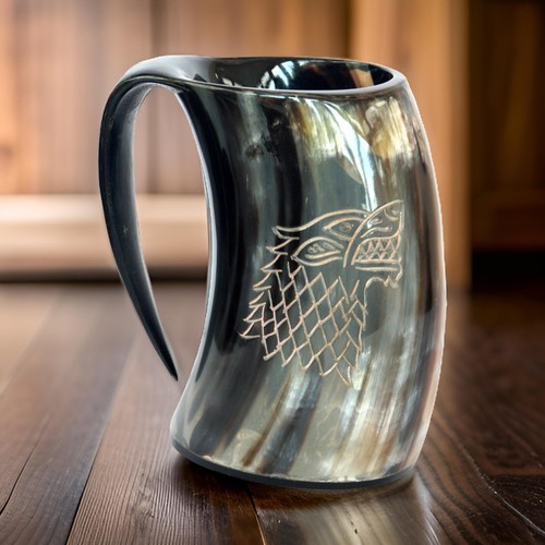 Viking drinking horn - drinking,