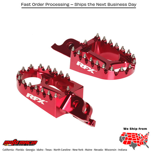 Footpegs red ktm husq - red, ktm/husq/gas