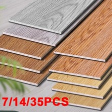 1-5m² Vinyl Floor Planks Wood Effect Flooring Tiles Self Adhesive Kitchen Floor