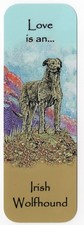IRISH WOLFHOUND DOG BOOKMARK