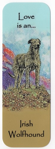 Irish wolfhound dog bookmark - wolfhound,