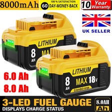 2X~1X For DeWalt 18V Battery