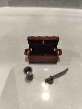 Lego 4738 4739 Brown Pirates Treasure Chest Goblet and Sword