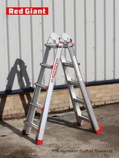 Telescopic Multi Purpose Ladder Aluminium Compact Versatile Combination Ladder
