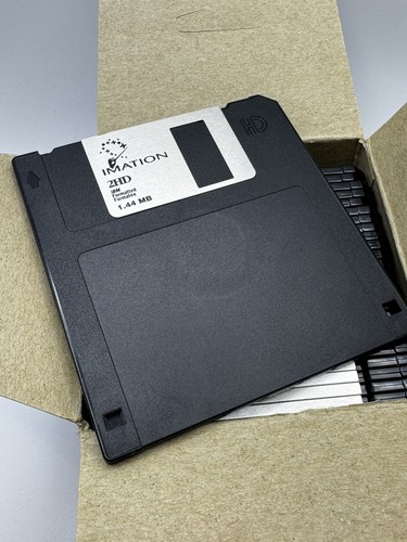 Vintage imation diskettes ibm - vintage,