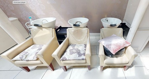 Hairdresser chairs with - chairs,
