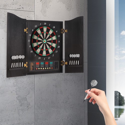 Dartboard cabinet set with - cabinet,