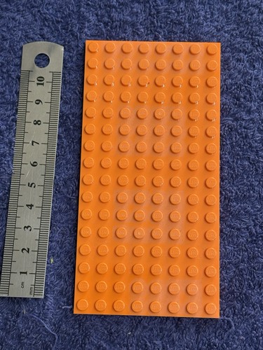 Lego large orange - orange, base