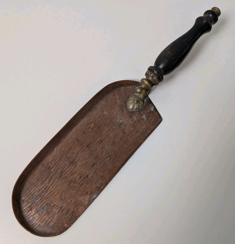 Antique copper crumb tray - antique,
