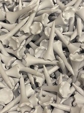 1.5 White Plain Golf Tee Evolution PTS Plastic Short Tee Iron Epik