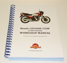 Honda CBX400F CBX550F Factory Workshop Shop Manual Book. Reproduction. HWM048