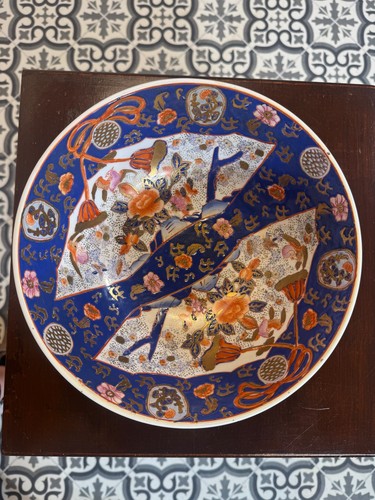 Japanese imari porcelain bowl - japanese,