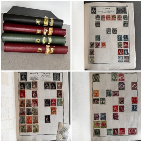 Stamp albums estate - x4,
