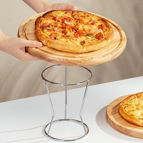 Pizza pan stand holder table - pizza,