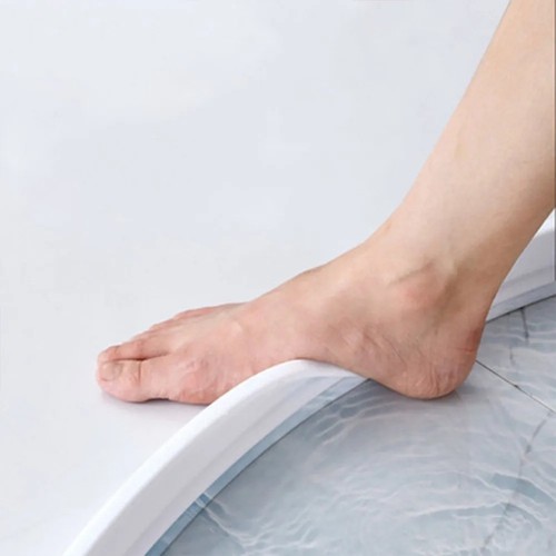 Rubber silicone shower barrier - silicone,