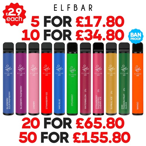 Elf bar 600 puffs vape - vape, kit