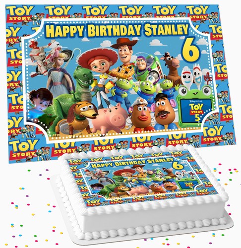 Toy story personalised - personalised, edible