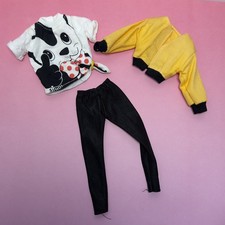 Vintage Sindy Hasbro T-Shirt Dog Thumbs Up Outfit 