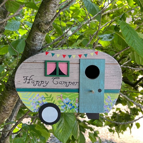 Decorative bird house - bird, garden