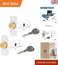 2 Mortice Door Bolts - 55mm