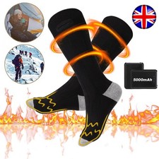 Electric Heated Socks Rechargeable 5V 5000mAh Battery Unisex Winter Foot Warmer