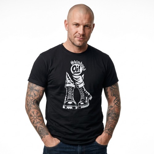 Skinhead shirt boots - oi, t-shirt