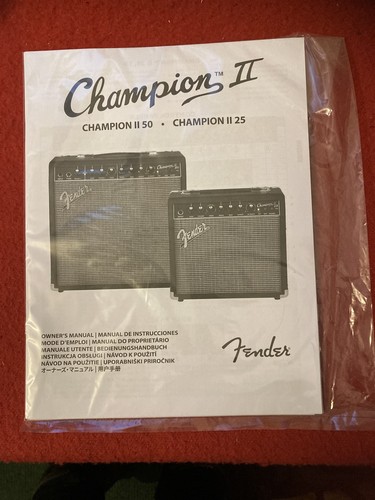 Fender champion amplifier - fender,