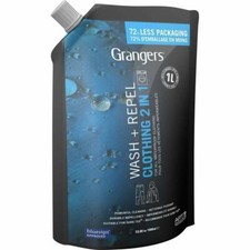 Grangers 2 In 1 Clothing Wash and Repel 1 Litre Waterproofer 1L  GRF86