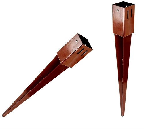 Fence post support - support, spikes