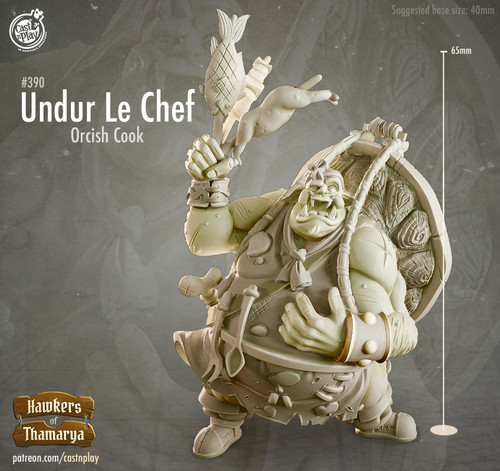 Orc chef dungeons and - orc,