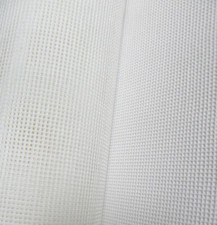  White 10 Count Zweigart Interlock Mono Tapestry Canvas  - various size options