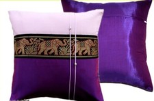 2 Thai Silk Decor Throw Pillow