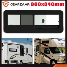Universal Campervan Sliding Opening Windows Left Side 880x340mm RV Motorhome UK