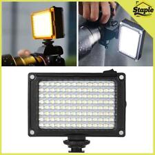 96 LEDs Video Light for Canon Nikon Lamp +Filters DSLR SLR Camera Lighting 9W UK