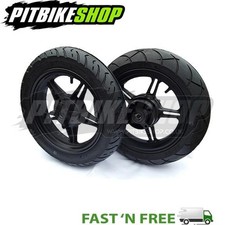 Supermoto 'TUFF' Mag 12" Wheels Tyres Hub Set SDG Pitbike Pit Bike Motorcycle