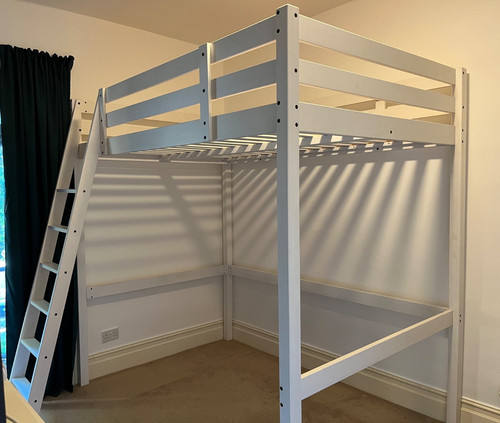 Ikea stora white double loft - double,