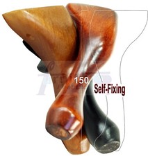 4x Solid Wooden Queen Anne