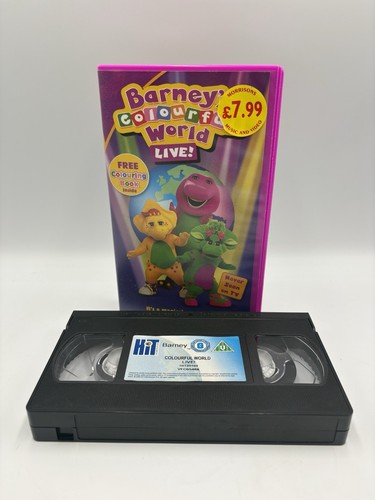 Barney colourful world - colourful,