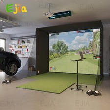 Hot Golf Simulator Enclosure Outdoor Golf Simulator Enclosure Cage Tent w/Screen